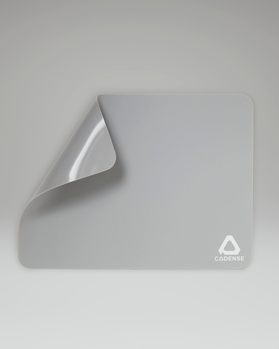 transition mat with the corner rolled over