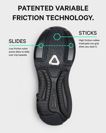 [color: black] AERIO Women's Sandal-Slide Hybrid