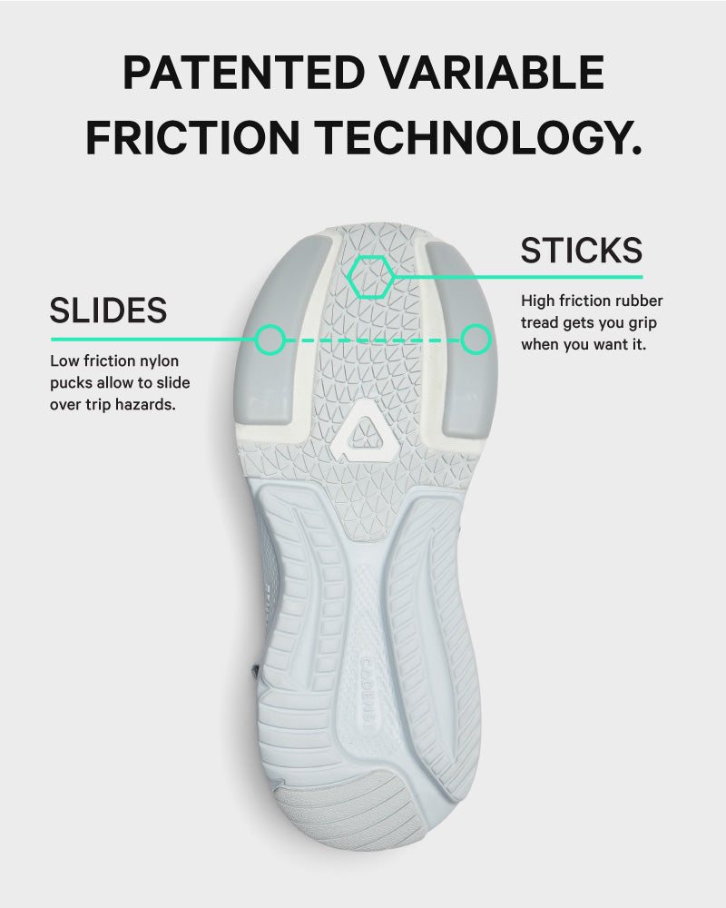 [color: pebble gray] AERIO Women's Sandal-Slide Hybrid