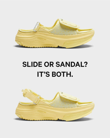 [color: lemonade] AERIO Women's Sandal-Slide Hybrid